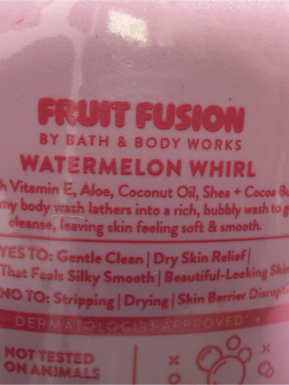 Fruit Fusion Watermelon Whirl Body Wash & Skin Care Set by Bath & Body Works - Picture 5 of 13